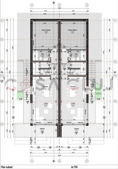 Duplex cu 4 camere cu Canalizare în Iris