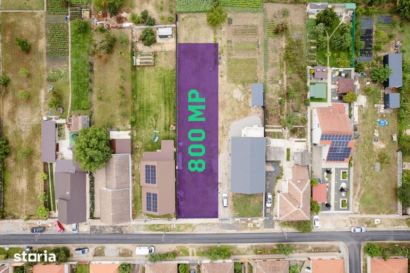 Teren de 800 mp, în Zimandu Nou