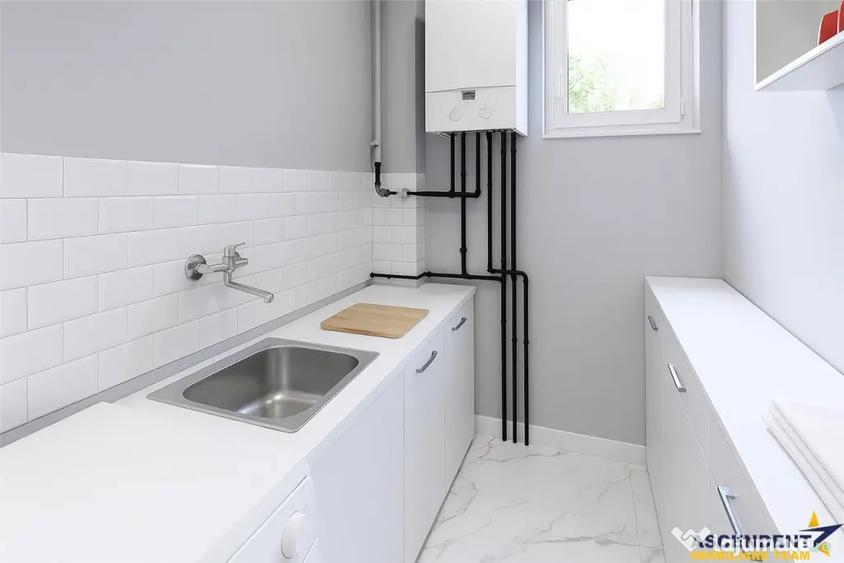 Apartament cu 2 camere nedecomandat, mobilat în Central