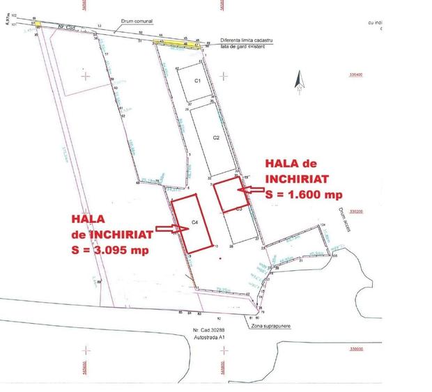 Spațiu industrial, de 4,700 mp, în Bolintin-Deal