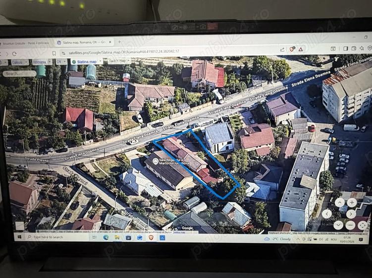 Casă cu 3 camere cu Teren 650 Mp în Central