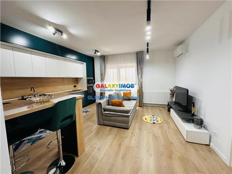 Apartament cu 2 camere semidecomandat, mobilat în Sud