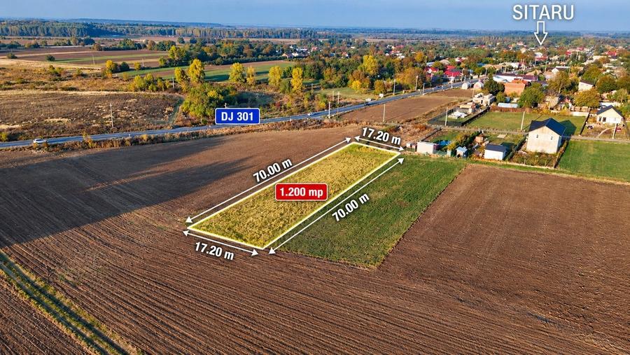 Teren Construcții intravilan de 1200 mp, în Pantelimon