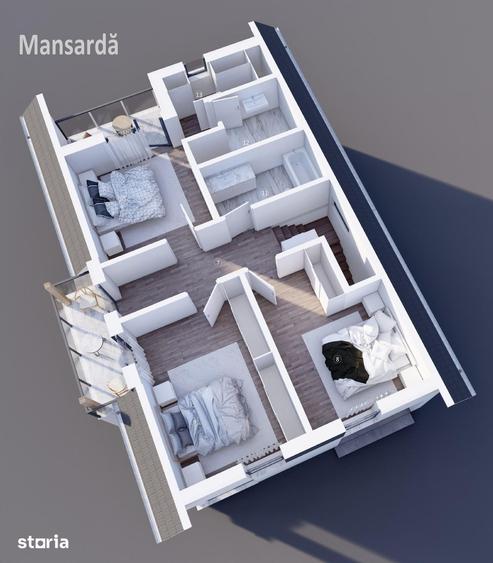 Casă cu 4 camere cu Teren 400 Mp în Central