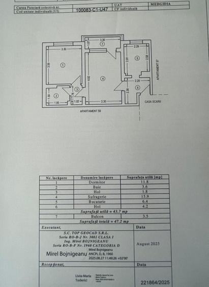 Apartament cu 2 camere semidecomandat în Sud