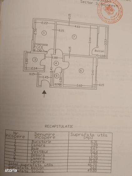 Apartament cu 2 camere decomandat în Drumul Taberei