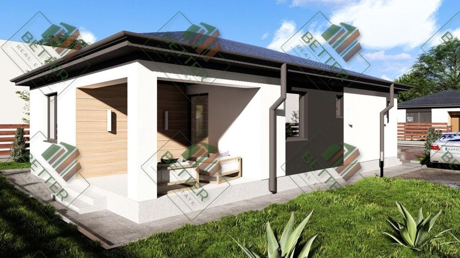 Casă individuală cu 3 camere cu Teren 350 Mp în Berceni