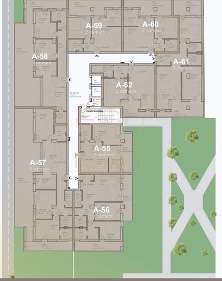 Apartament cu 3 camere decomandat în Aradului