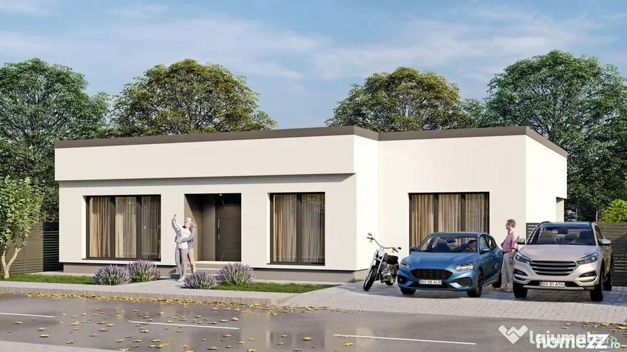 Casă cu 4 camere cu Teren 330 Mp în Tărlungeni