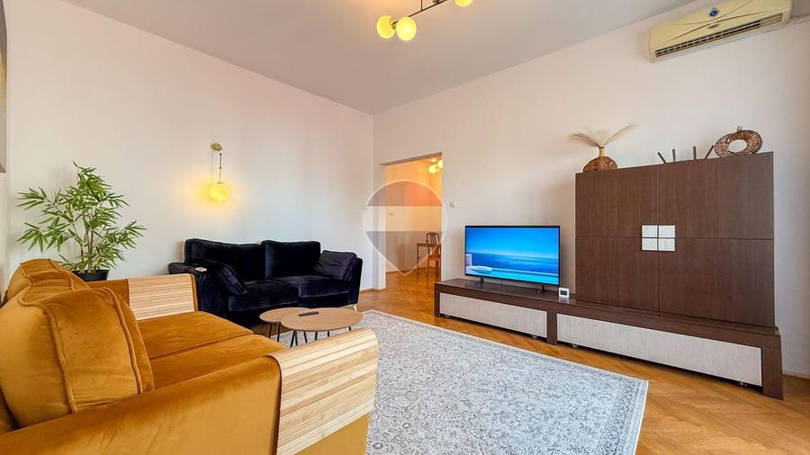 Apartament cu 3 camere decomandat, mobilat în Universitate