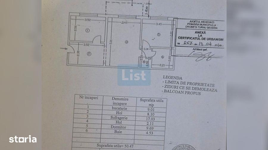 Apartament cu 2 camere semidecomandat în Central