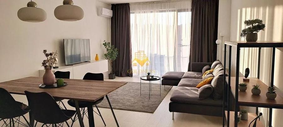 Apartament cu 2 camere semidecomandat, mobilat în Zorilor