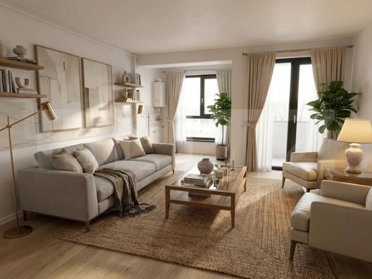 Apartament cu 2 camere, 44 mp, zona Centru - 1