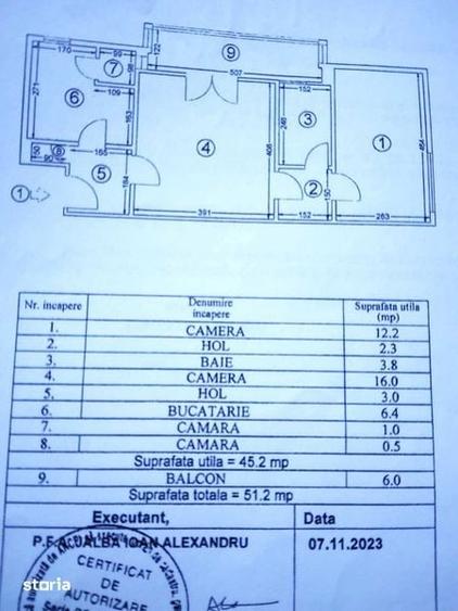 Apartament cu 2 camere în Central