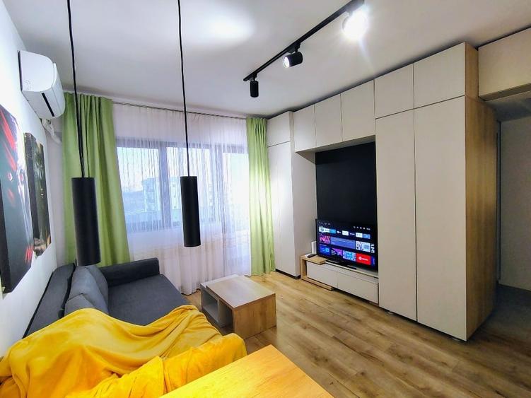 Apartament cu 2 camere semidecomandat, mobilat în Grozăvești