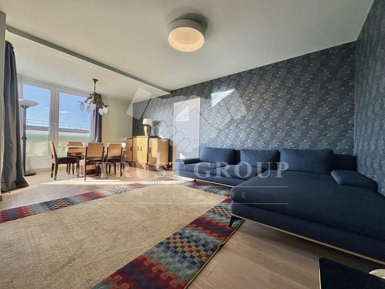 Apartament cu 3 camere decomandat, mobilat în Herăstrău