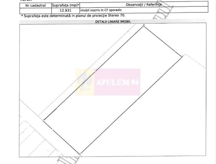 Teren agricol intravilan de 131935 mp, în Est