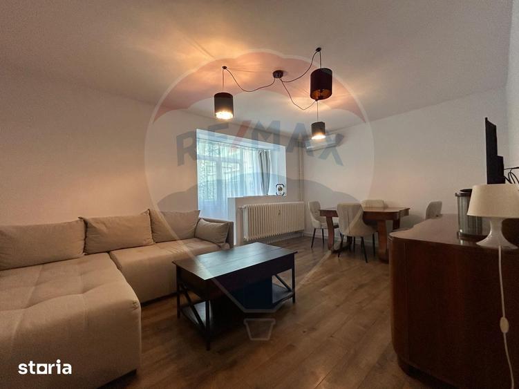 Apartament cu 3 camere, mobilat în Domenii