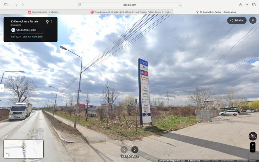 Teren Construcții intravilan de 12461 mp, în Theodor Pallady
