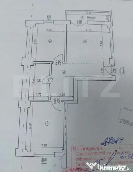 Apartament cu 2 camere decomandat în Lunca Cetățuii
