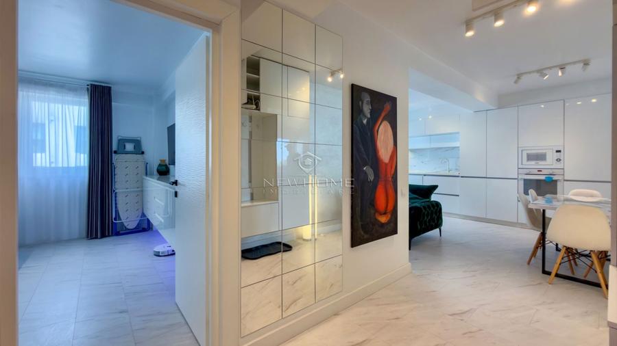 Apartament cu 2 camere semidecomandat, mobilat în Între Lacuri