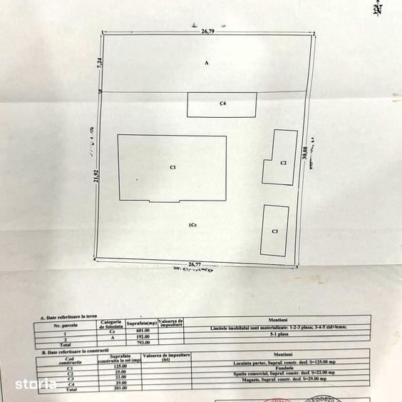Casă cu 3 camere cu Teren 760 Mp în Valu lui Traian