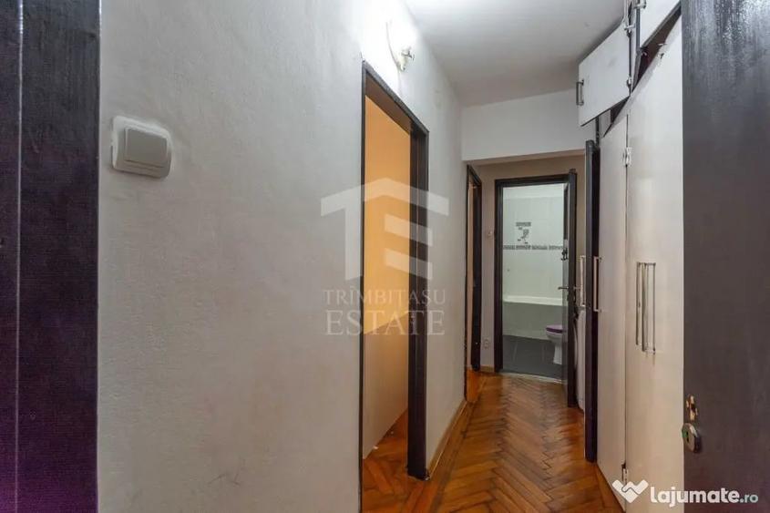 Apartament cu 3 camere semidecomandat în Mihai Bravu