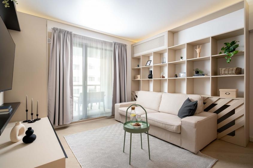 Apartament cu 3 camere decomandat, mobilat în Pipera
