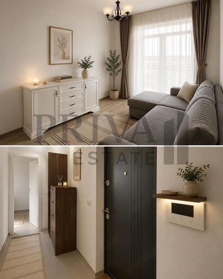 Apartament cu 2 camere decomandat, mobilat în Giroc