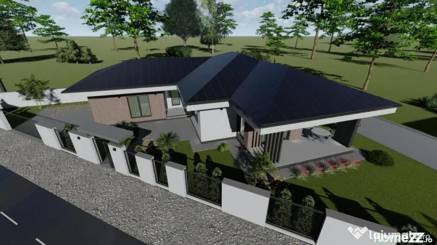Casă cu 4 camere cu Teren 650 Mp în Central