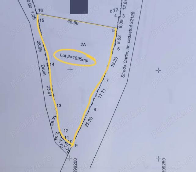 Teren de 1895 mp, în Belciug