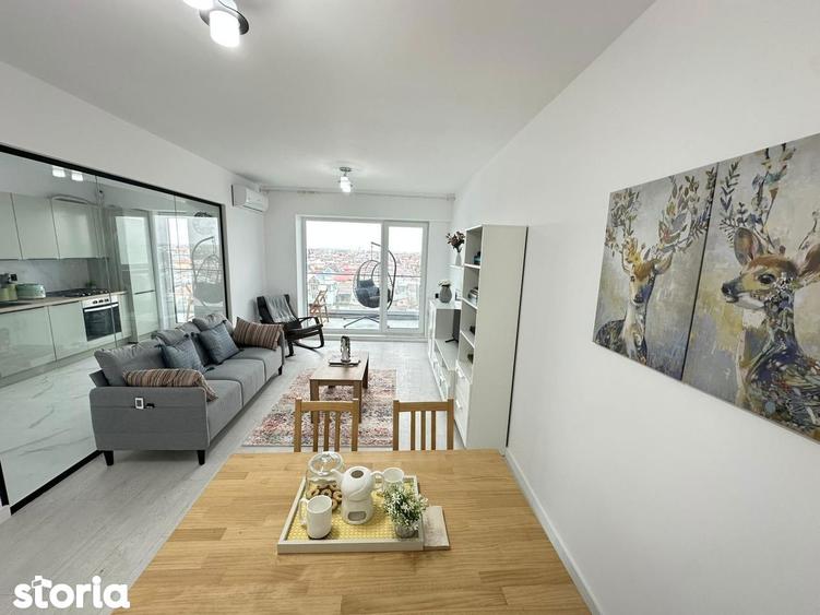 Apartament cu 2 camere, mobilat în Industriilor