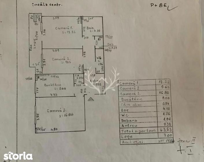 Apartament cu 3 camere decomandat în Între Lacuri