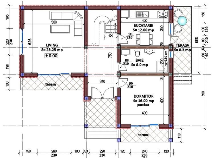 Teren Construcții intravilan de 450 mp, în Leamna de Sus