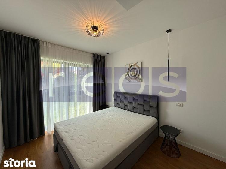 Apartament cu 2 camere, mobilat în Băneasa