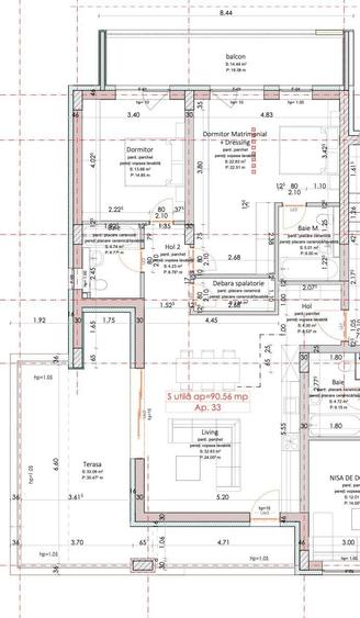 Apartament cu 3 camere decomandat în Central