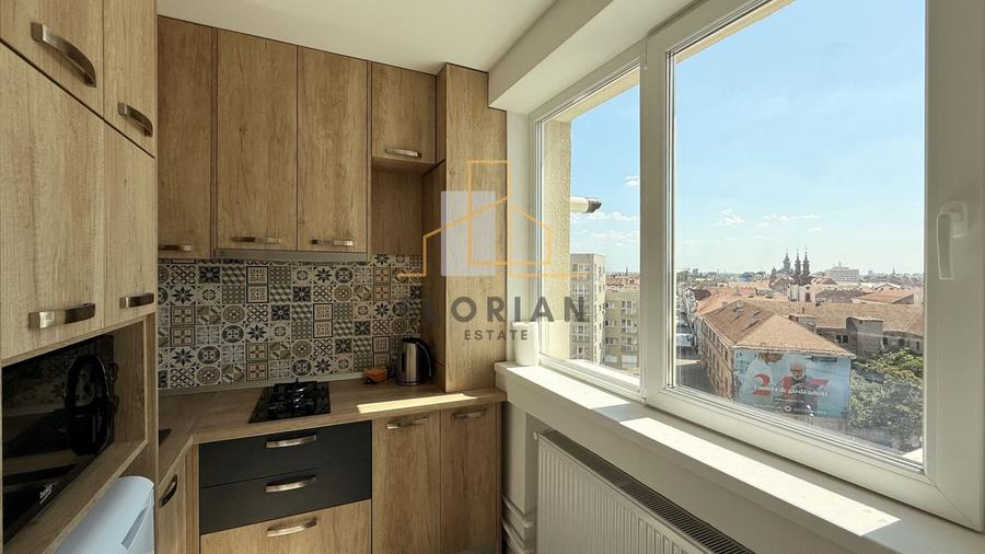 Apartament cu 2 camere decomandat, mobilat în Central