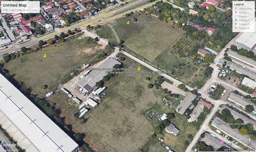 Teren de 133000 mp, în Voluntari