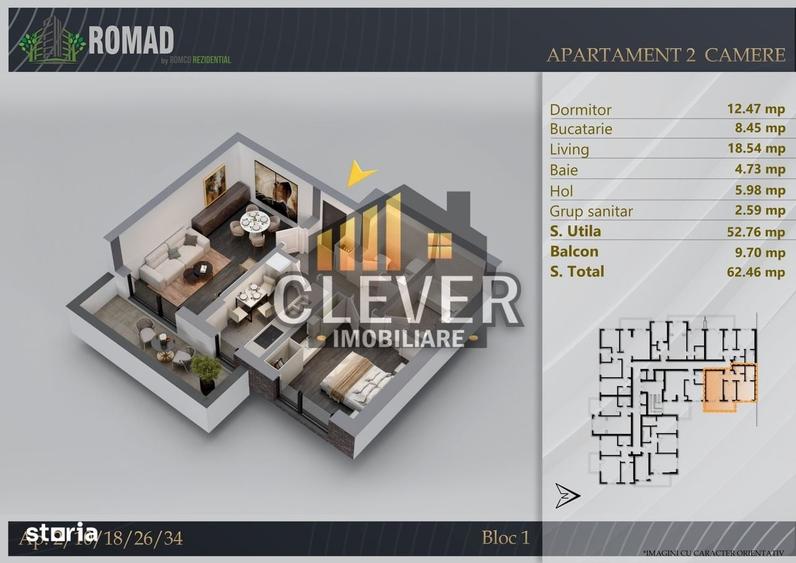 Apartament cu 2 camere decomandat în Theodor Pallady