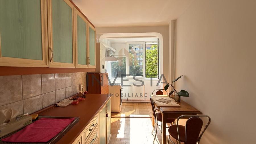 Apartament cu 2 camere semidecomandat, mobilat în Grigorescu
