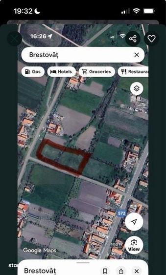Teren de 580 mp, în Brestovăț