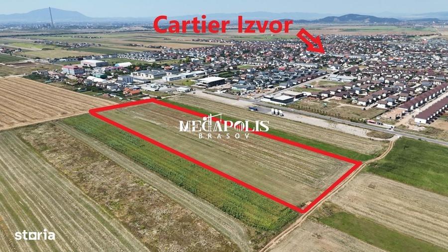 Teren extravilan 10.900 mp, Sacele, vizavi de cartier Izvor - 2