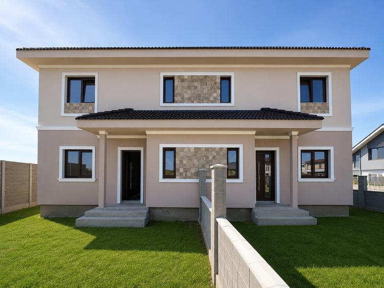 Duplex cu 4 camere cu Canalizare în Moșnița Nouă