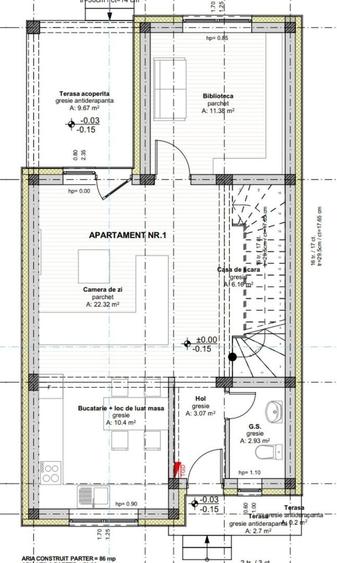 Casă individuală cu 5 camere cu Canalizare în Sânandrei