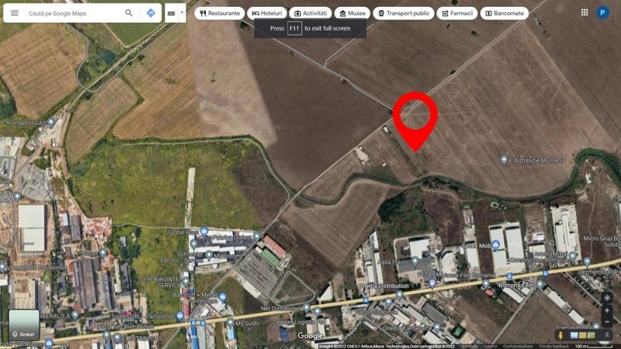 Teren Construcții intravilan de 10000 mp, în Pantelimon