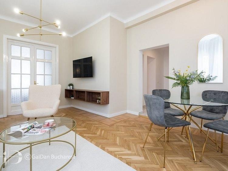 Apartament cu 3 camere semidecomandat, mobilat în Universitate