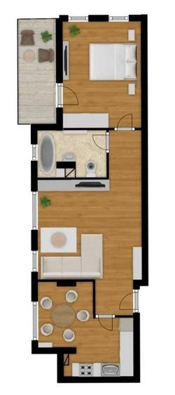 Apartament cu 2 camere decomandat în Florești