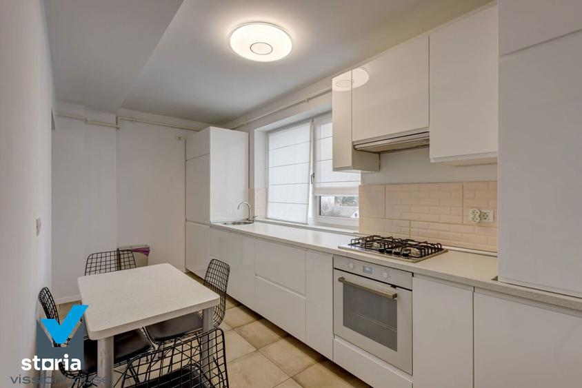 Apartament cu 2 camere semidecomandat, mobilat în Străulești