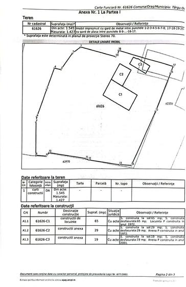 Vand teren 1500mp cu casa centru Targu Ocna - 4