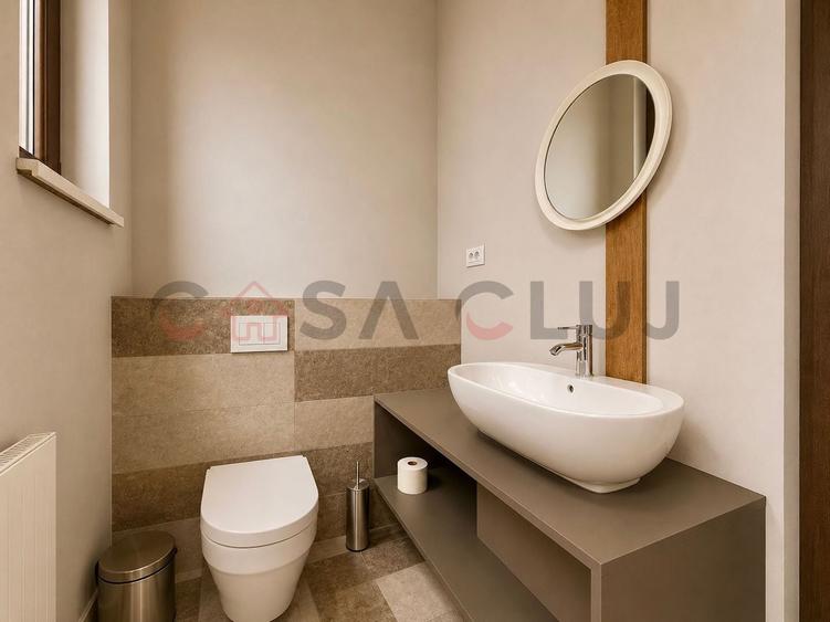 Apartament cu 3 camere semidecomandat, mobilat în Central